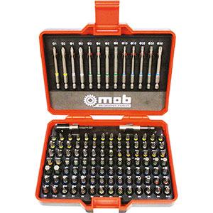 2019P - 1/4 SHANK BITS, DIN 3126, IN SET - Orig. Peddinghaus